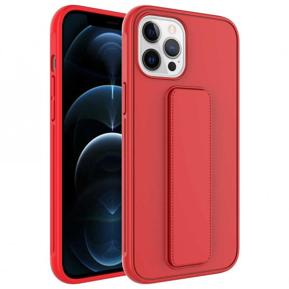 Apple iPhone 12 Pro Kılıf Qstand Kapak - 2