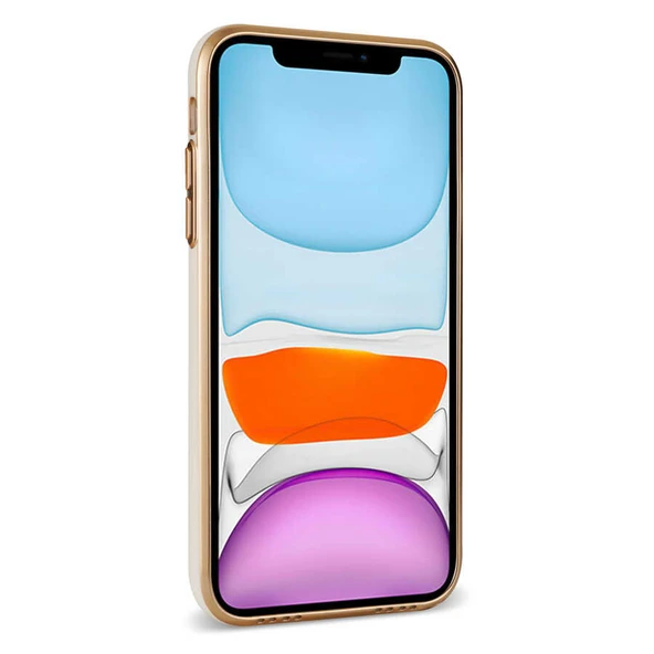 Zore Apple ile uyumlu iPhone 12 Kılıf Bark Kartlıklı Kapak - Resim 9