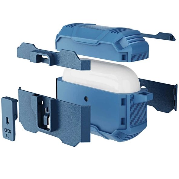 Zore Apple ile uyumlu Airpods ile uyumlu Pro Kılıf Airbag 27 Silikon - 7