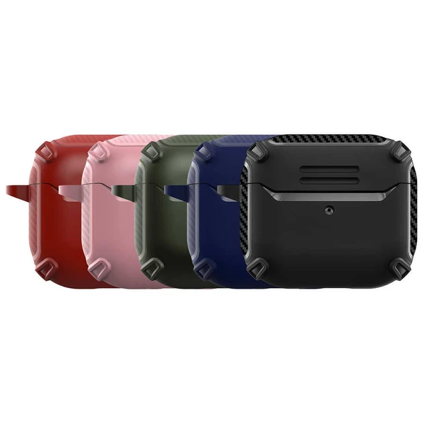 Zore Apple ile uyumlu Airpods ile uyumlu Pro Kılıf Airbag 26 Silikon - 10