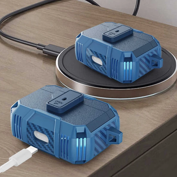 Zore Apple ile uyumlu Airpods ile uyumlu Pro Kılıf Airbag 27 Silikon - 8