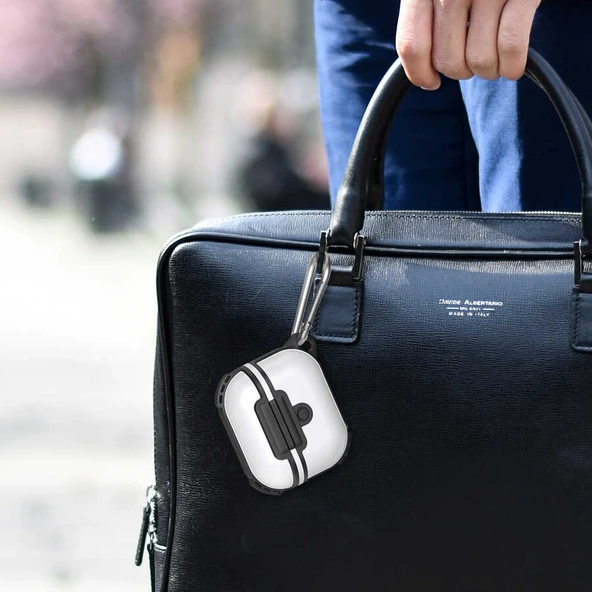 Zore Apple ile uyumlu Airpods ile uyumlu 3. Nesil Airbag 16 Silikon 1-1 Su Geçirmez Kılıf - 11