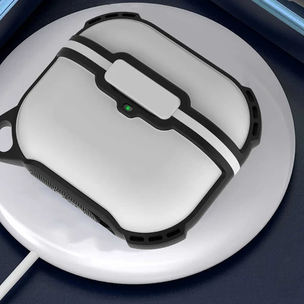 Zore Apple ile uyumlu Airpods ile uyumlu 3. Nesil Airbag 16 Silikon 1-1 Su Geçirmez Kılıf - 6