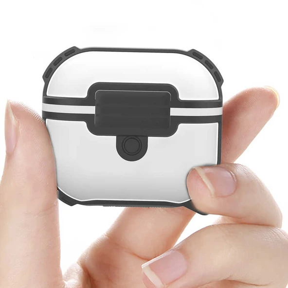 Zore Apple ile uyumlu Airpods ile uyumlu 3. Nesil Airbag 16 Silikon 1-1 Su Geçirmez Kılıf - 5