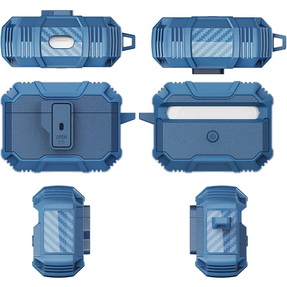 Zore Apple ile uyumlu Airpods ile uyumlu Pro Kılıf Airbag 27 Silikon - 3