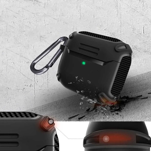 Zore Apple ile uyumlu Airpods ile uyumlu 3. Nesil Kılıf Airbag 26 Silikon - 6