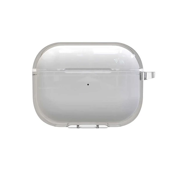 Zore Apple ile uyumlu Airpods ile uyumlu Pro 2 Kılıf Şeffaf Kristal Silikon Airbag 14 Kılıf