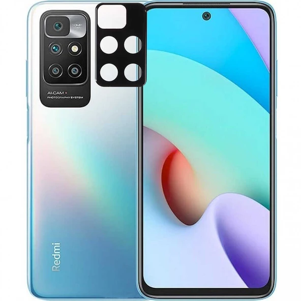 Zore Xiaomi ile uyumlu Redmi 10 3D Kamera Camı - Resim 3