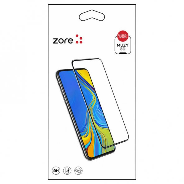 Realme C21 3D Muzy Temperli Cam Ekran Koruyucu