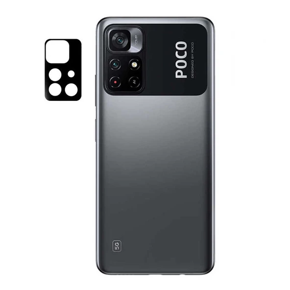Zore Xiaomi ile uyumlu Poco M4 Pro 5G 3D Kamera Camı - 3