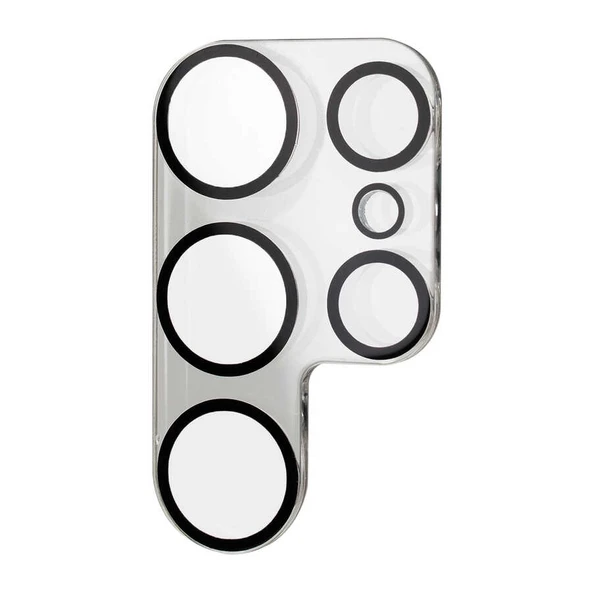 Zore Galaxy ile uyumlu S22 Ultra 3D Kamera Camı - 3