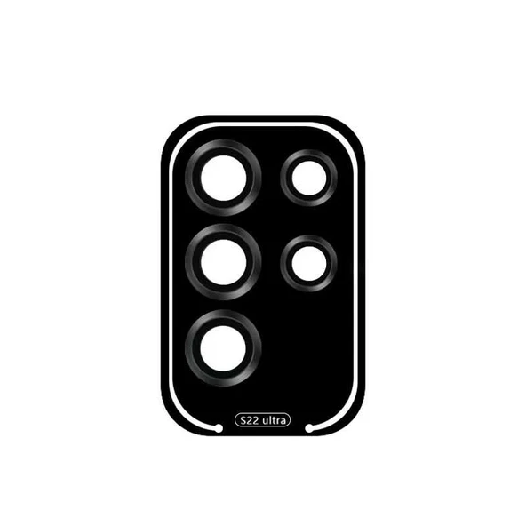Zore Galaxy ile uyumlu S22 Ultra Kamera Lens Koruyucu - 4
