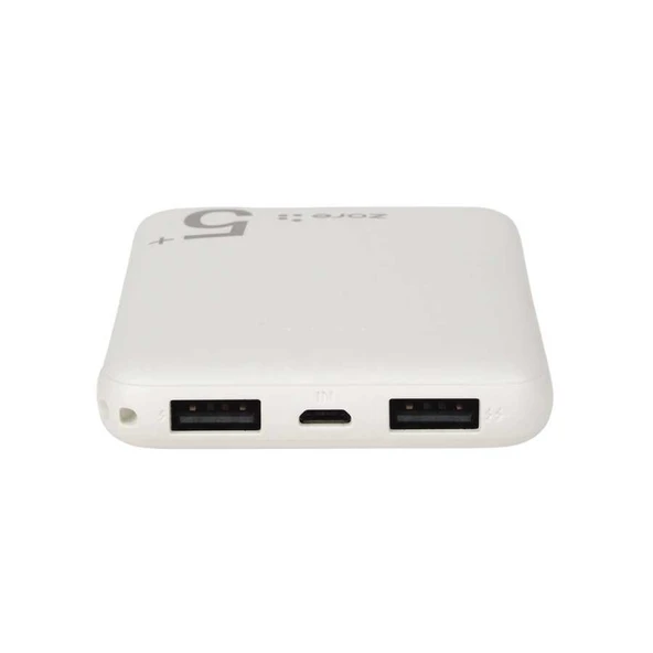 Zore ZR-PW04 Led Işıklı Taşınabilir Powerbank 5000 mAh - 10