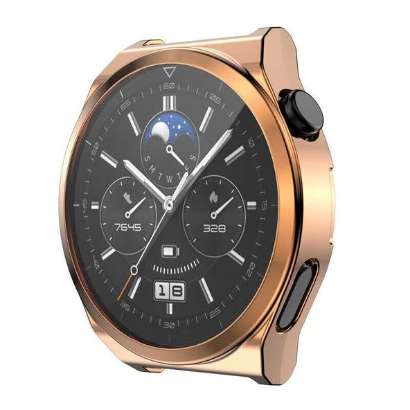 Zore Huawei ile uyumlu Watch GT 3 Pro 46mm Watch Gard 02 Koruyucu Silikon - 4