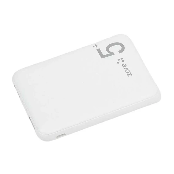 Zore ZR-PW04 Led Işıklı Taşınabilir Powerbank 5000 mAh - 7