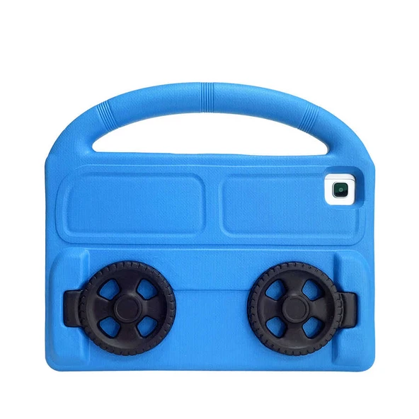 Zore Lenovo ile uyumlu M10 Plus TB-X606F Wheel Car Tekerlek Standlı Tablet Eva Silikon Kılıf - 2