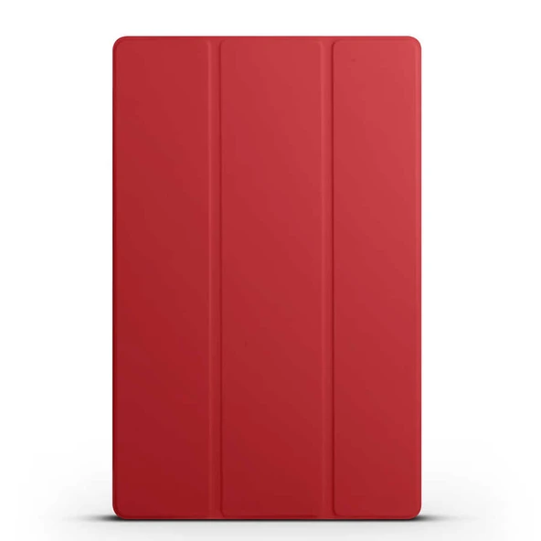 Zore Galaxy ile uyumlu Tab S8 Ultra SM-X900 Smart Cover Standlı 1-1 Kılıf - 9