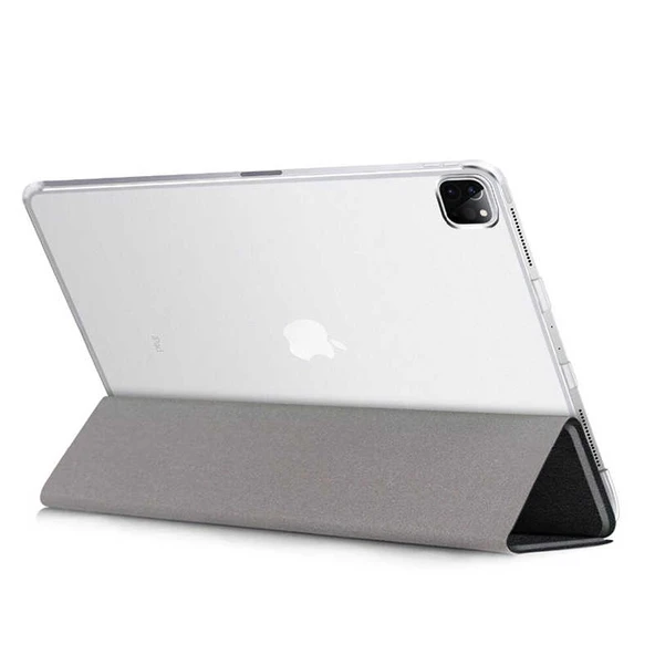 Zore Apple ile uyumlu iPad Pro 12.9 2021 (5.Nesil) Smart Cover Standlı 1-1 Kılıf - Resim 2