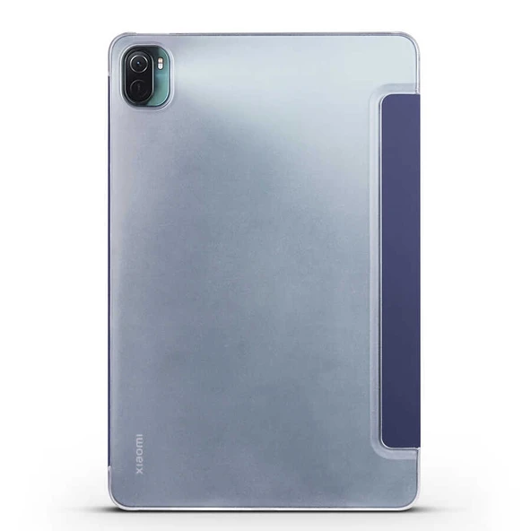 Zore Xiaomi ile uyumlu Mi Pad 5 Smart Cover Standlı 1-1 Kılıf - 3