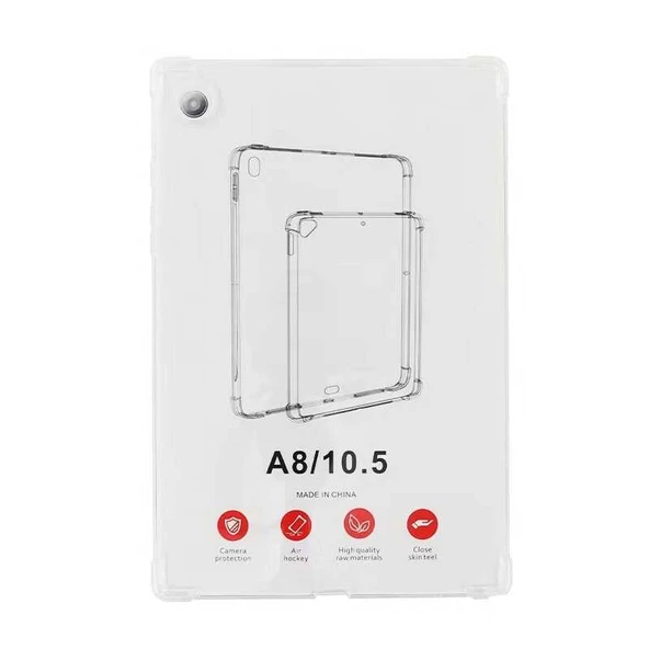 Zore Galaxy ile uyumlu Tab A8 10.5 SM-X200 (2021) Kılıf Tablet Nitro Anti Shock Silikon Kapak - Resim 2