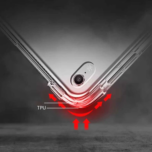 Zore Apple ile uyumlu iPad Mini 2021 (6.Nesil) Kılıf Tablet Nitro Anti Shock Silikon Kapak - Resim 11