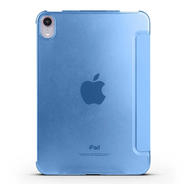 Zore Apple ile uyumlu iPad Mini 2021 (6.Nesil) Smart Cover Standlı 1-1 Kılıf - 2