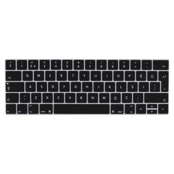 Apple Macbook 15 Pro 2017 A1707 Klavye Koruyucu Silikon Ped