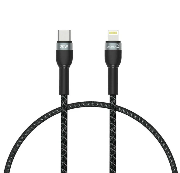 Zore Shira Serisi Type-C to Lightning PD Kablo 30cm - 1