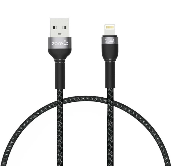 Zore Shira Serisi Lightning USB Kablo 30cm ürün görseli 1