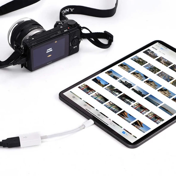 Zore JH-0514 Lightning To Usb Kamera Bağlantı Adaptörü - 4