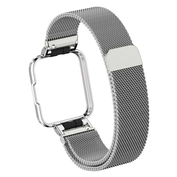 Zore Xiaomi ile uyumlu Redmi Watch (Mi Watch Lite) KRD-58 Metal Kordon - 6