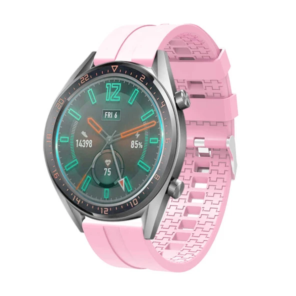 Zore Huawei ile uyumlu Watch GT 3 46mm KRD-23 Silikon Kordon - 12