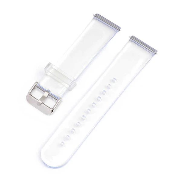 Zore Huawei ile uyumlu GT2 46mm KRD-13 Transparent Silicone Cordon - 3