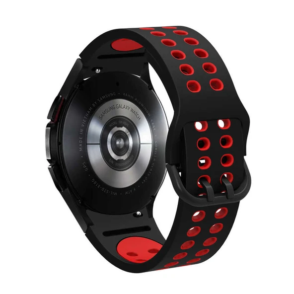 Zore Galaxy ile uyumlu Watch 4 Classic 46mm KRD-02 Silikon Kordon - 6