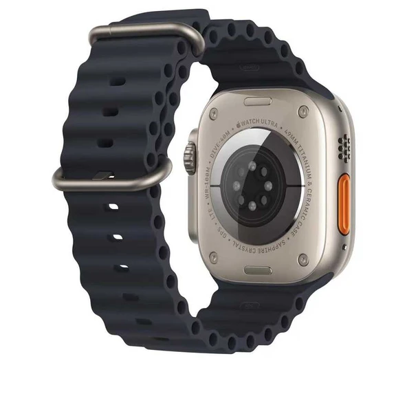 Zore Apple ile uyumlu Watch Ultra 49mm KRD-75 Silikon Kordon - 10