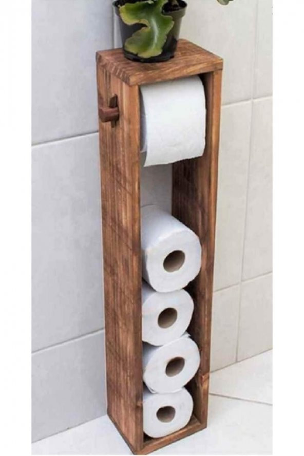 Timber & Wood Wc Kağıtlık Tuvalet Kağıtlığı Ahşap Banyo