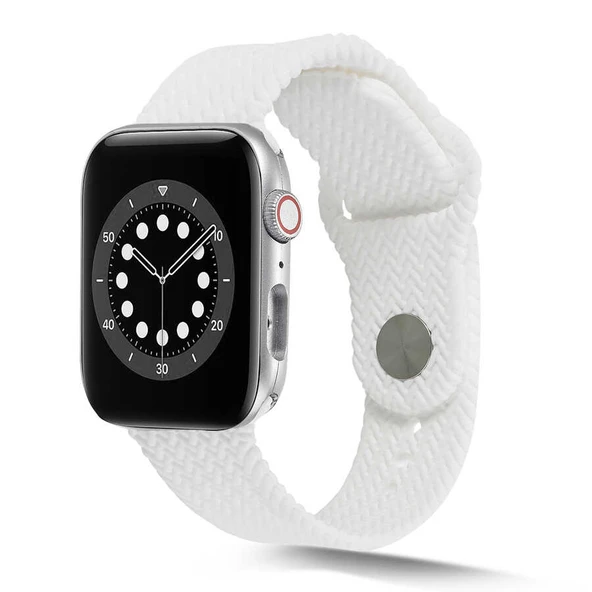 Zore Apple ile uyumlu Watch Ultra 49mm Kordon KRD-37 Silikon Strap Kayış - 8