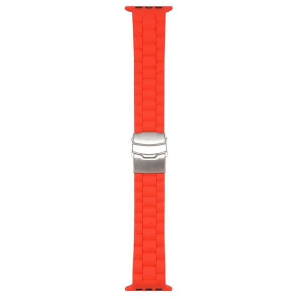 Zore Apple ile uyumlu Watch 7 41mm KRD-72 Silikon Kordon - 3
