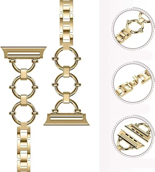 Zore ​​​Apple ile uyumlu Watch 44mm KRD-56 Metal Kordon - 10