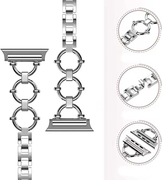 Zore ​​​Apple ile uyumlu Watch 44mm KRD-56 Metal Kordon - 2