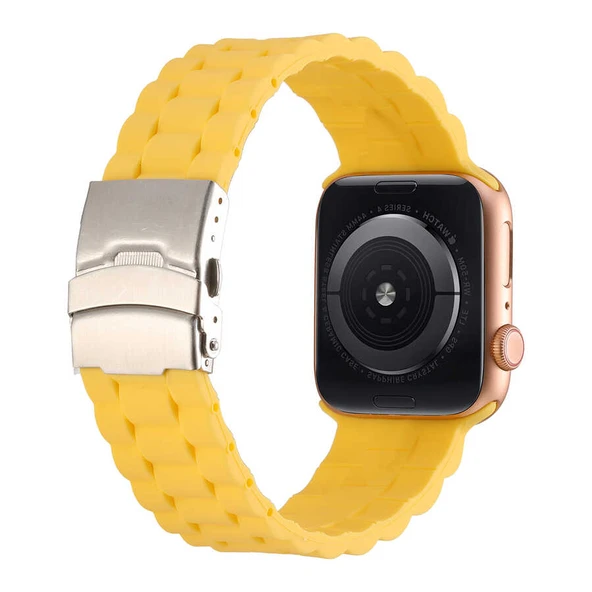 Zore Apple ile uyumlu Watch 38mm KRD-72 Silikon Kordon - 4