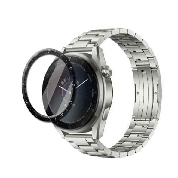 Zore Huawei ile uyumlu Watch 3 Pro PMMA Pet Saat Ekran Koruyucu - 6