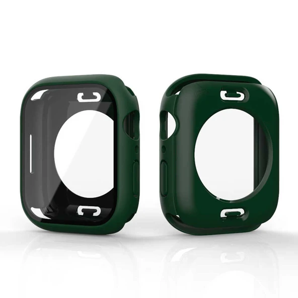 Zore Apple ile uyumlu Watch 7 45mm 360 Derece Korumalı Kasa ve Ekran Koruyucu Watch Gard 12 - 5