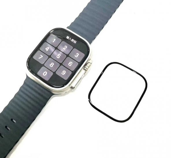 Apple Watch Ultra 49mm PMMA Pet Saat Ekran Koruyucu