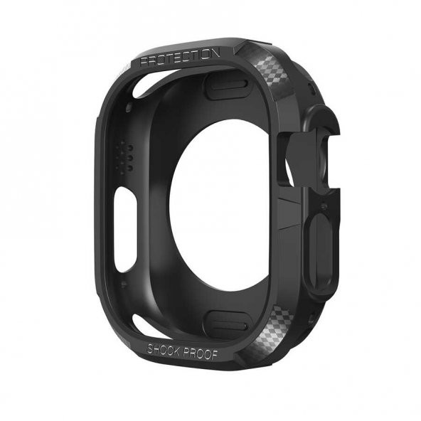 Apple Watch Ultra 49mm Silikon TPU Kasa Koruyucu Watch Gard 17