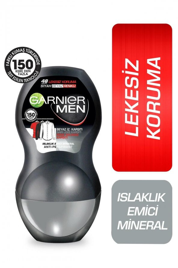 Garnier Men Erkek Lekesiz Koruma Roll-On Deodorant 50ML