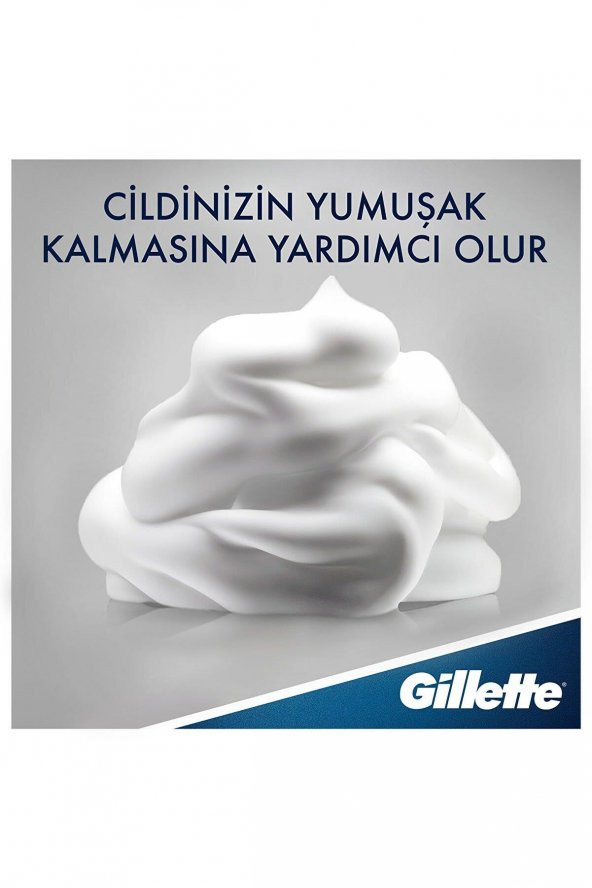 Gillette Sensitive Hassas Ciltler Traş Köpüğü 200ML - 5