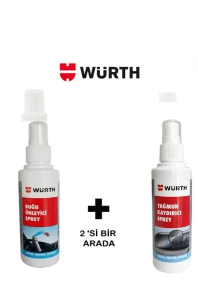 Würth Yağmur Kaydırıcı ve Buğu Önleyici Kışlık Set 150ml