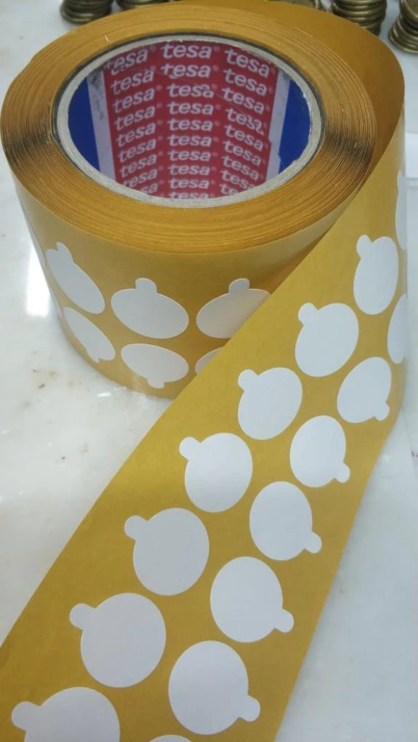 Çift Taraflı Alman Tesa Bant 25mm Güçlü Yapışkan Çıkartma 250 li - 3