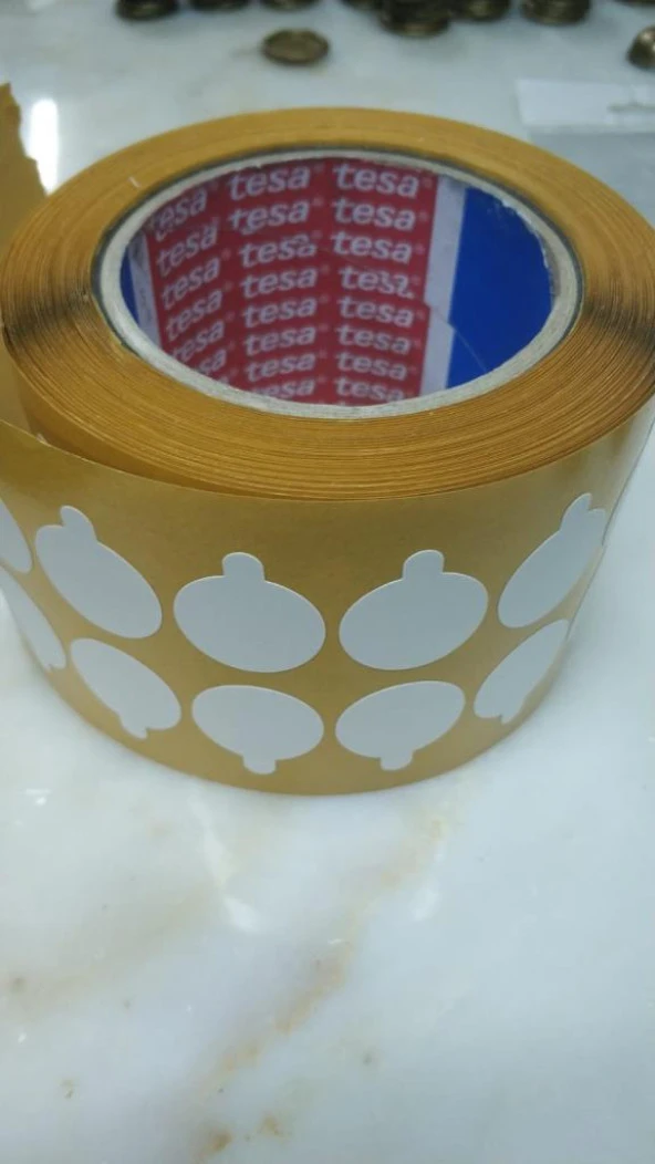 Çift Taraflı Alman Tesa Bant 25mm Güçlü Yapışkan Çıkartma 250 li - 5
